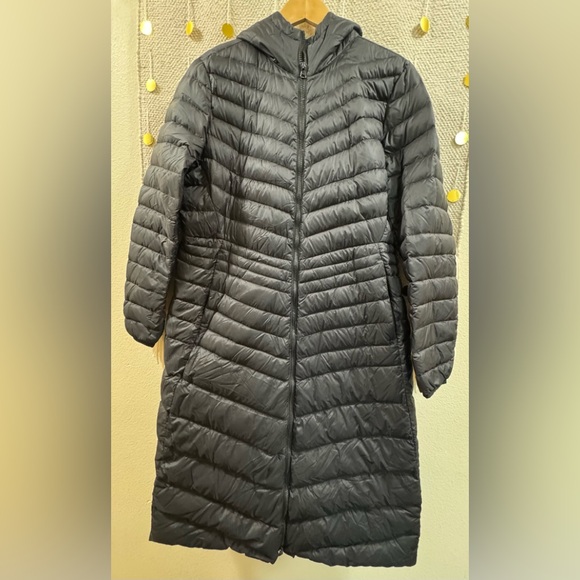 EUC Lands' End Long Maxi Down Jacket - Picture 2 of 4